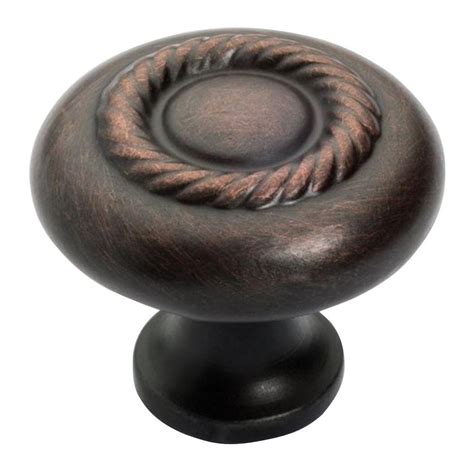 oiled rubbed bronze cabinet knobs